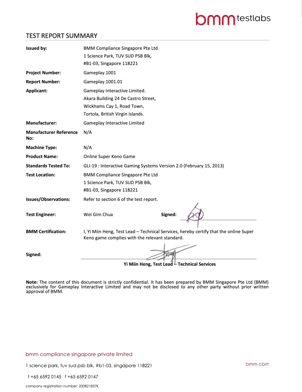 Online Super Keno Game