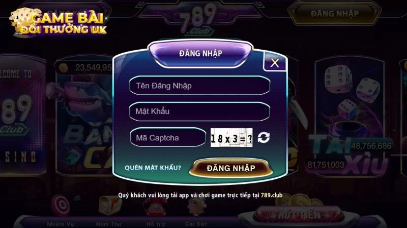 Đăng nhập 789Club