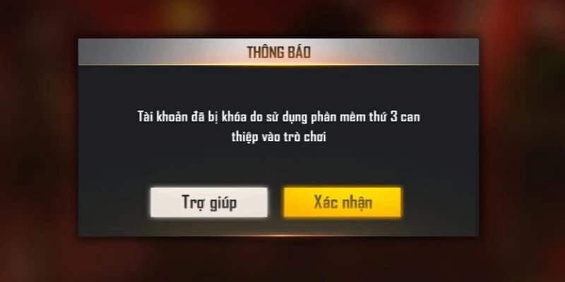 Tài khoản iwin của người chơi bị khoá