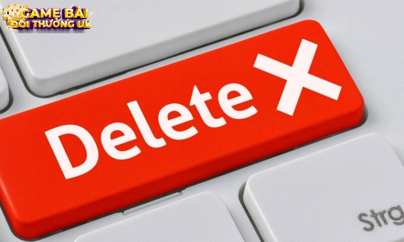 Lưu ý khi xóa tài khoản