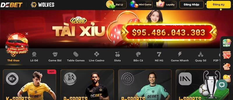 đăng ký Debet cá cược 