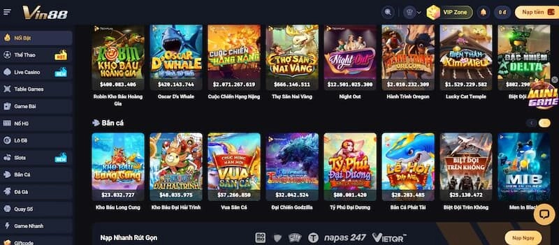 đăng nhập vào Vin88 